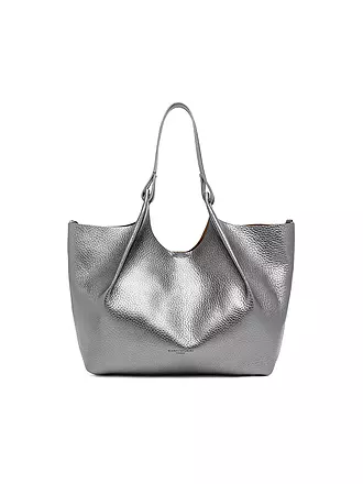 GIANNI CHIARINI | Sac en cuir - Sac Hobo DUA | silber